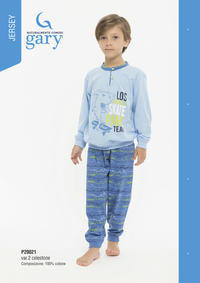 BOY'S PAJAMA M/L P20021 Tellini S.r.l. Wholesale Clothing